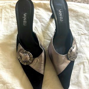 Vaneli Backless Slip-on Pump Heeled Mule